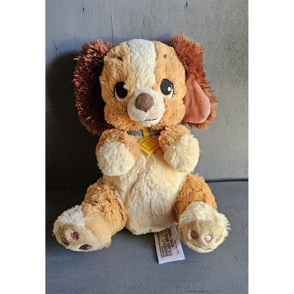 Disney Parks Babies Lady & The Tramp Baby Stuffed Animal Plush No Blanket 10" - Picture 1 of 4
